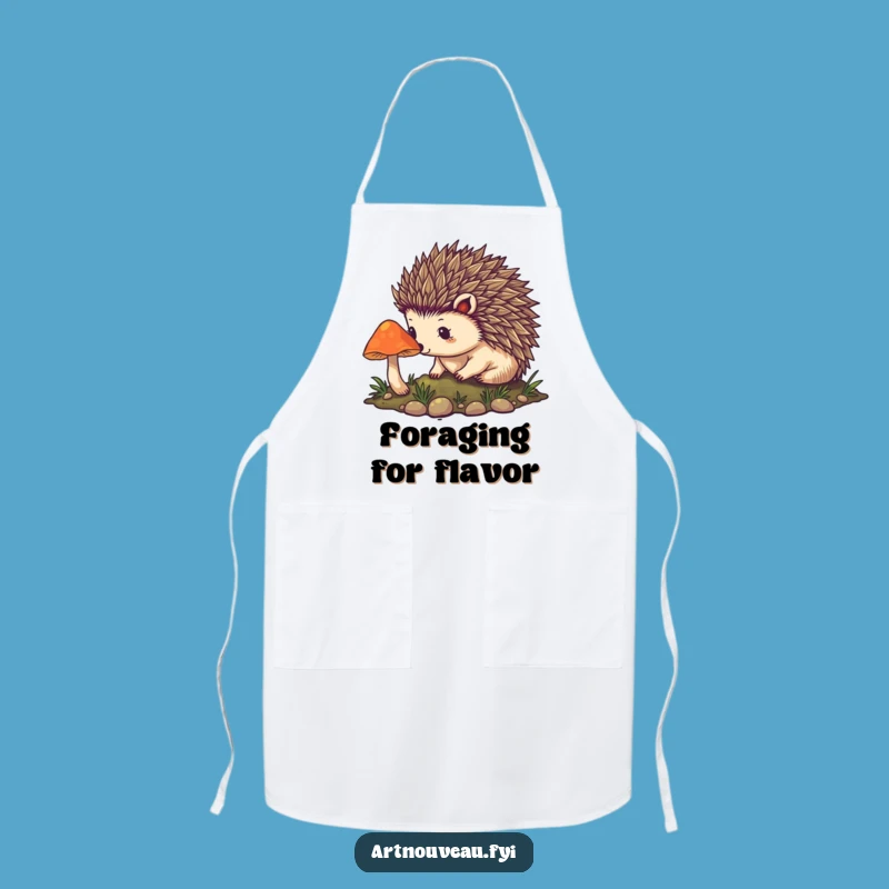 Funny Hedgehog Kitchen Apron - Nouveau Spines Chef's Funny Gift