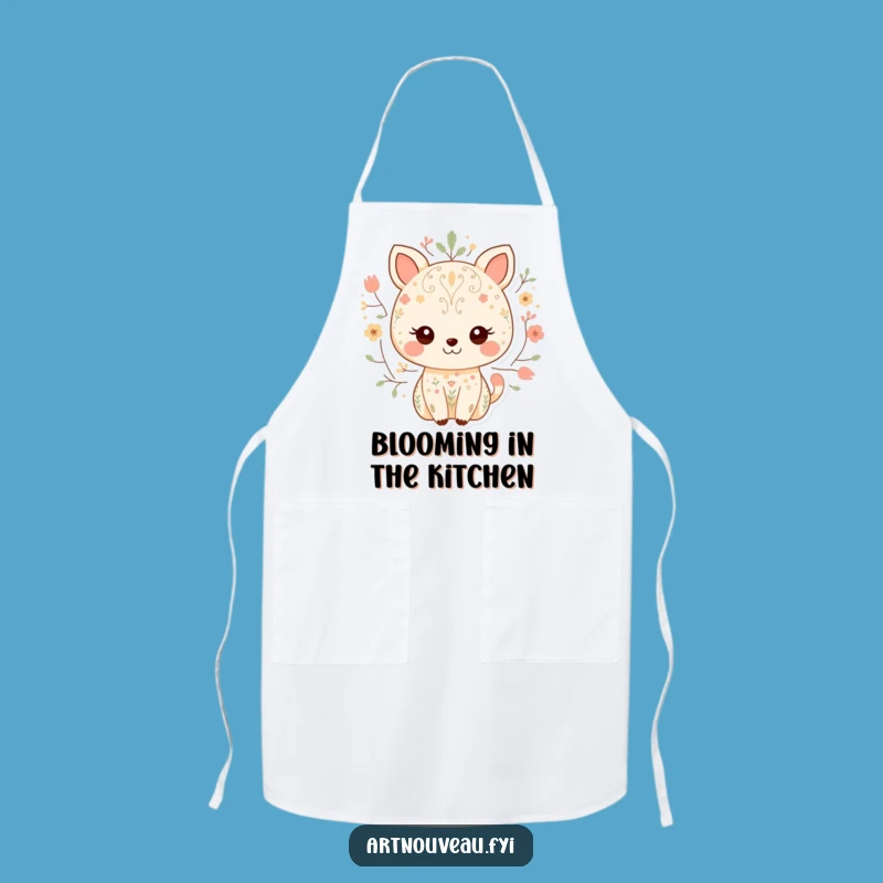 Funny Sweet Animal Nature Pattern Apron: Chef's Funny Kitchen Companion Gift