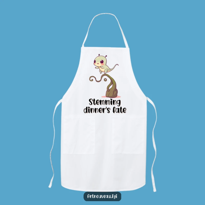 Funny Balance Creature Apron, Winding Stem Kitchen Decor Gift