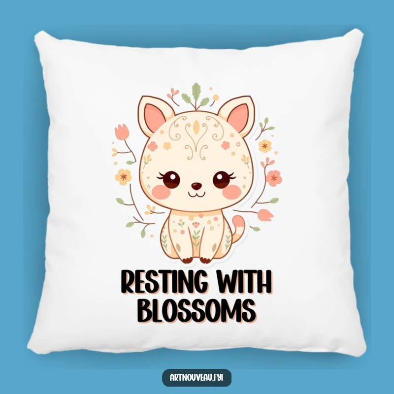 Funny Sweet Animal Nature Pattern Pillow: Cozy Comfort and Funny Decor Gift