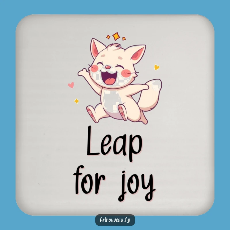 Funny Energetic Animal Flair Coaster Set - Protect Surfaces with Style, Fun Funny Gift