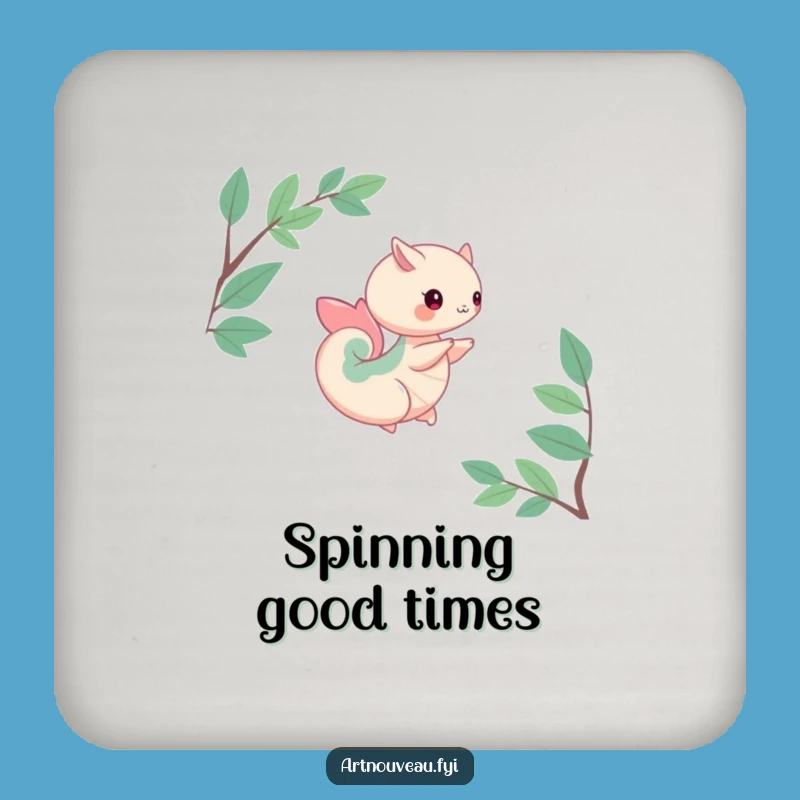 Funny Organic Curve Creature Coasters: Protect Surfaces with Nature's Funny Charm