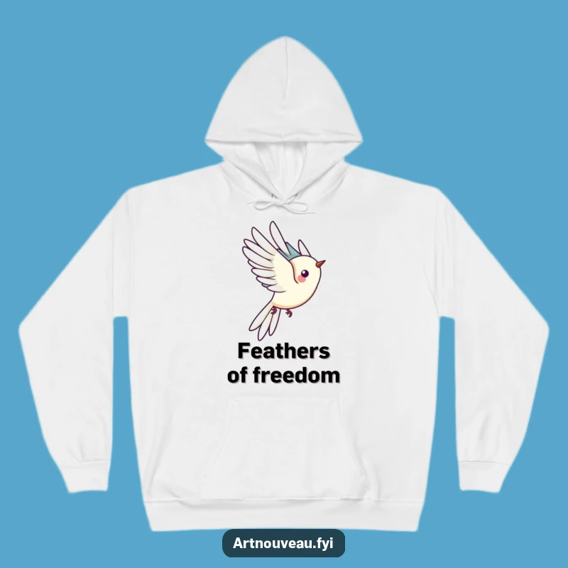 Cozy Funny Bird Flight Hoodie: Stylish and Funny Gift for Winged Wonders