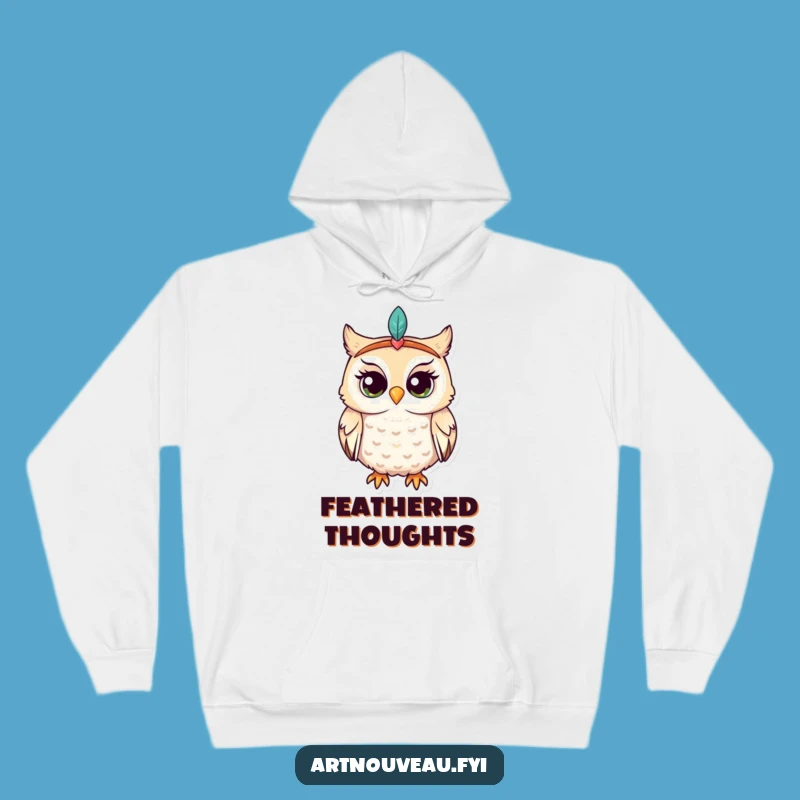 Funny Owl Headband Hoodie - Curious Owl Comfort, Warm Funny Gift