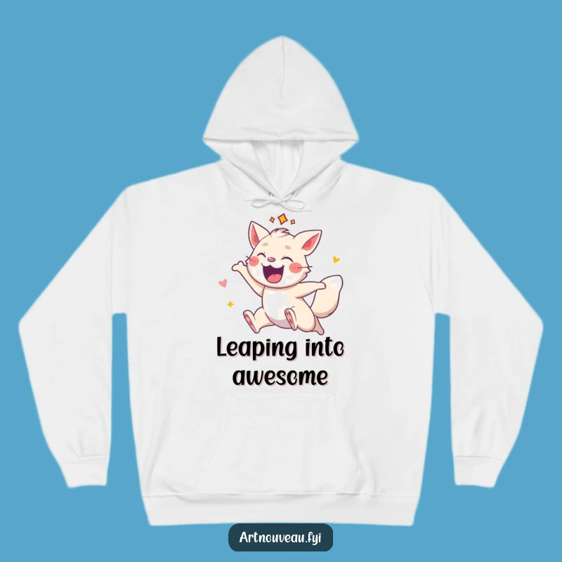 Cozy Funny Energetic Animal Flair Hoodie - Warm & Bold Funny Gift