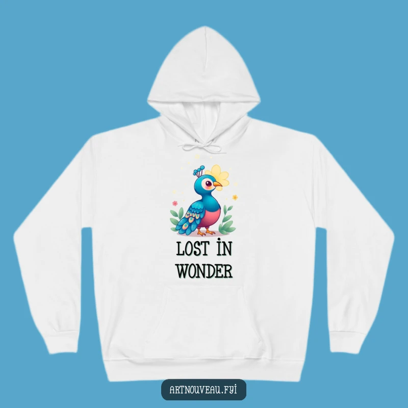 Funny Enchanted Peacock Hoodie: Cozy Magical Bloom, Ultimate Funny Gift