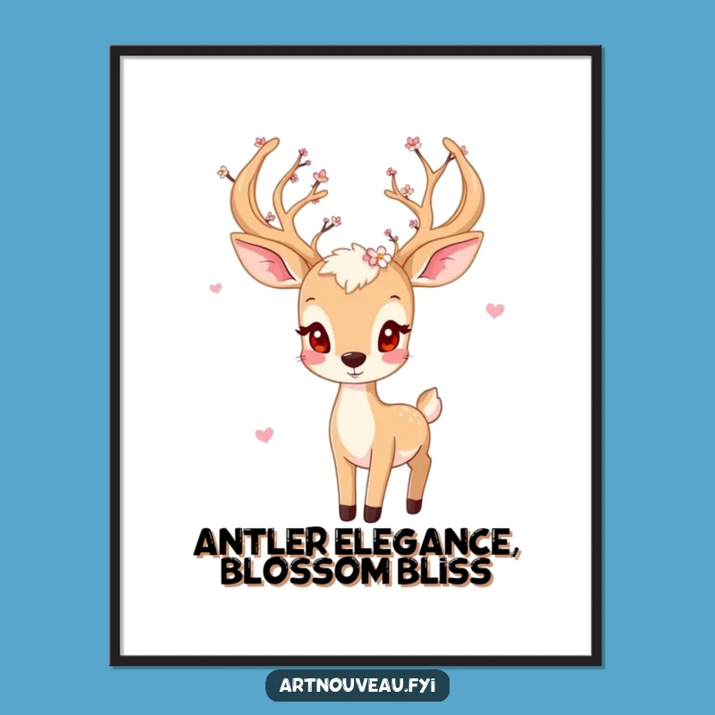 Free Printable Wall Art: Enchanting Deer Nature Decor Downloadable Art