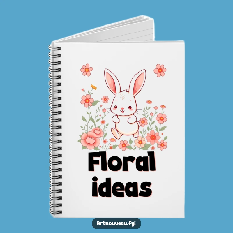 Whimsical Rabbit Notebook: Cute Hare Journal Funny Gift for Writers