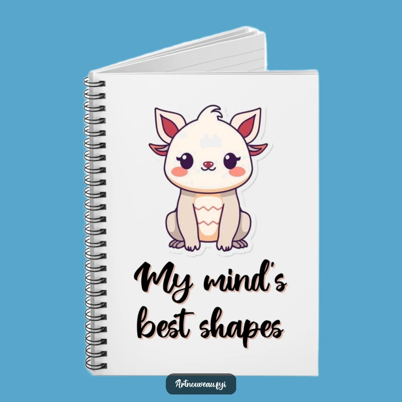 Funny Organic Silhouette Creature Notebook - Journal Your Thoughts Funnily, Perfect Funny Gift