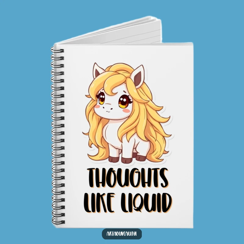 Funny Golden Mane Animal Notebook: Journal Your Wonders with Funny Flair