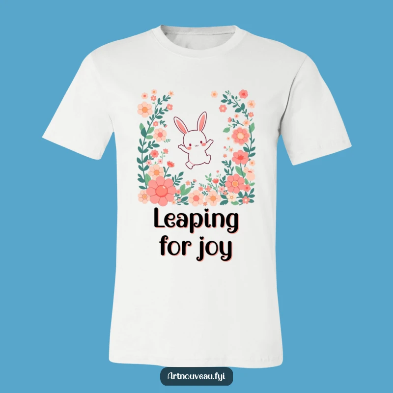 Funny Bunny T-Shirt: Joyful Hop Design, Comfy & Adorable Gift