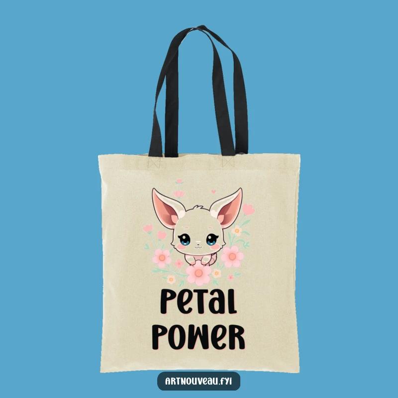 Funny Creature Tote Bag: Floral Fantasy for Everyday Adventures